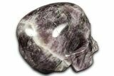 Realistic Chevron Amethyst Skull #382146-4